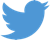 Twitter logo blue